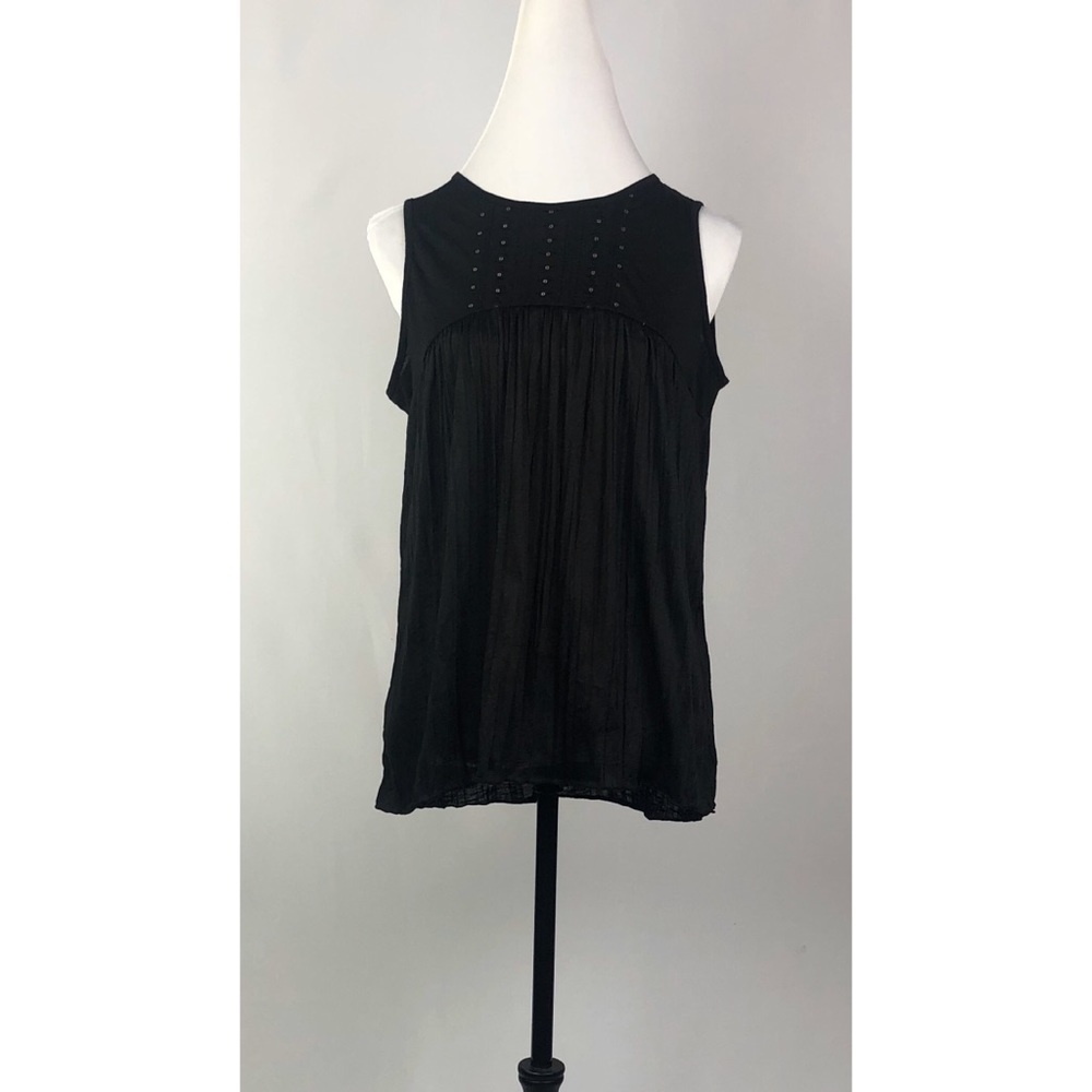 Women’s Loose Fit Tank with Glitter Like Detailing